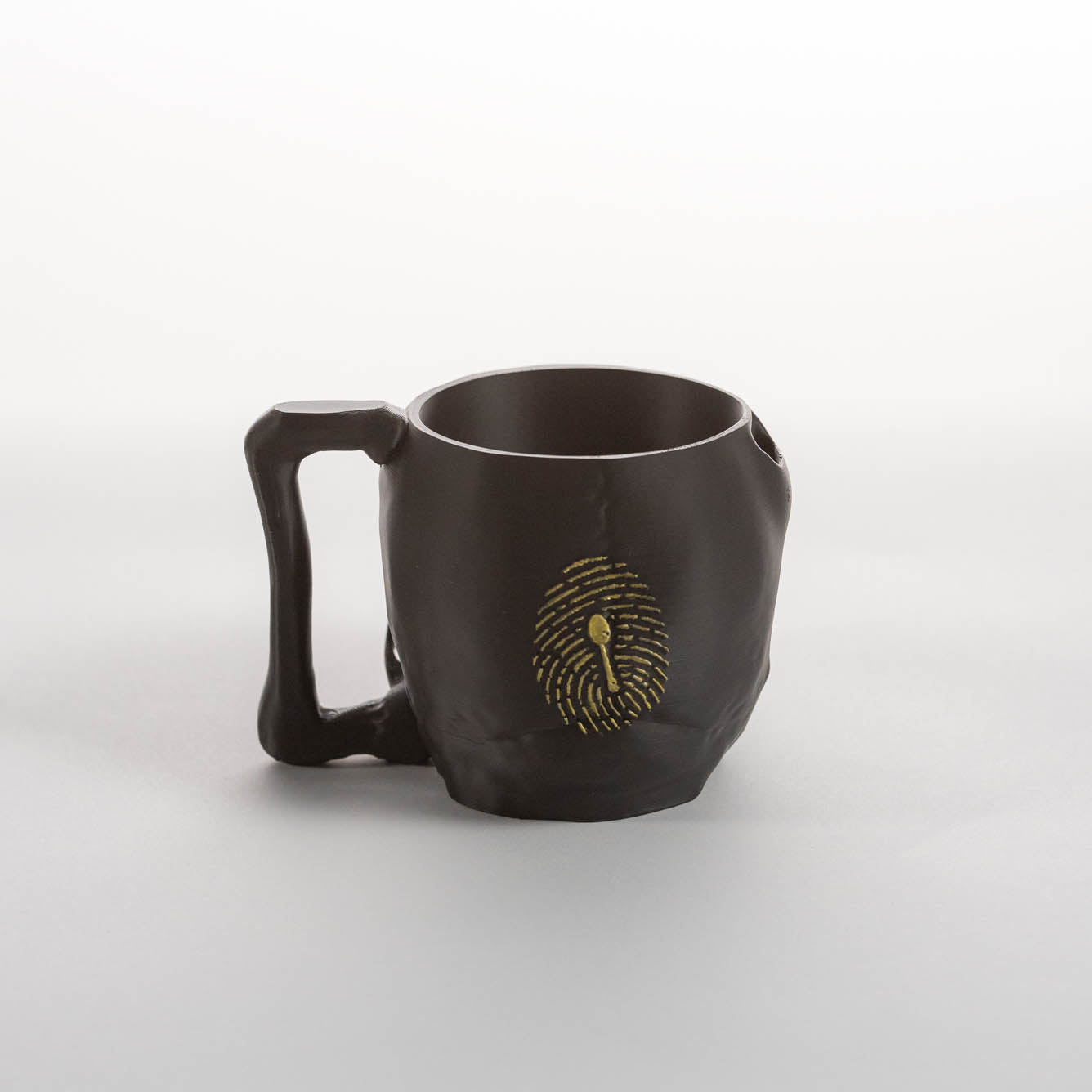 Black Skull Pint Holder