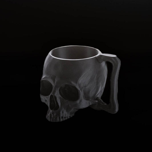 Black Skull Pint Holder