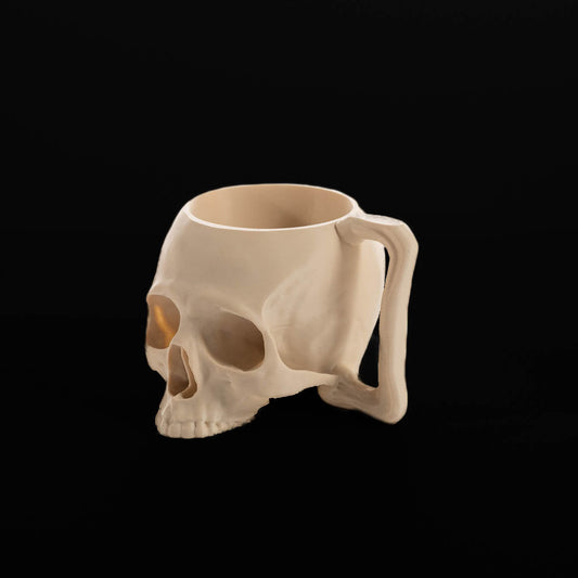 Bone Skull Pint Holder